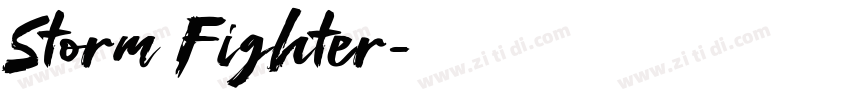 Storm Fighter字体转换